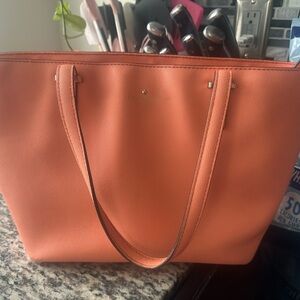 kate spade Orange Saffiano Tote